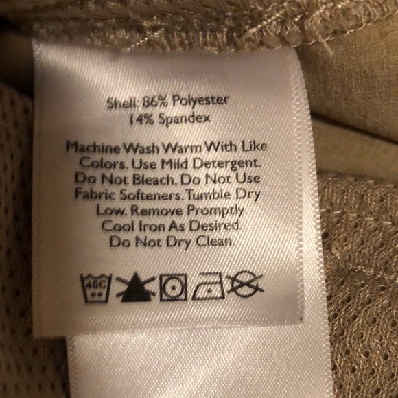 Mens 42 Eddie Bauer Travex khaki Flexion amphib shorts - Picture 6 of 10